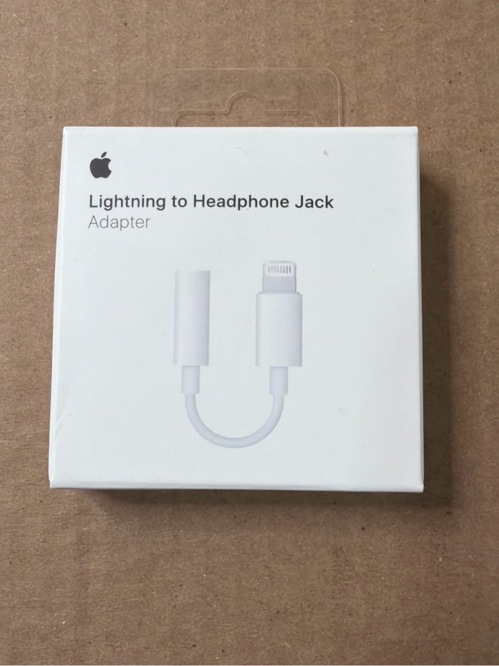 Apple Lightning to Headphone Jack Adapter - White genuine apple NWT